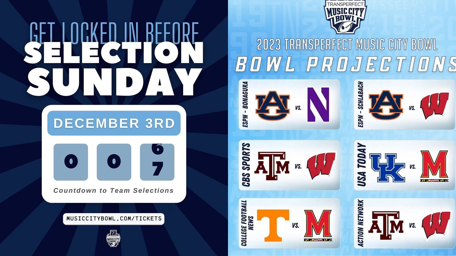 The Bowl season is almost upon us/ Credits to the TransPerfect Music City Bowl