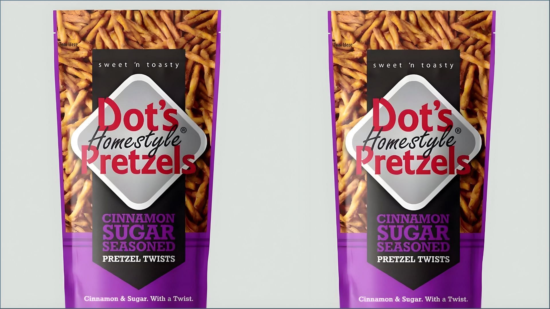 The Dots Cinnamon Sugar Pretzels are sold at Costco for over $10 (Image via HersheyLand)