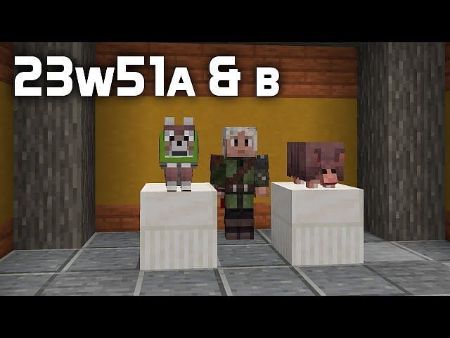 Minecraft Snapshot 23w51b Patch Notes: Armadillo, Wolf Armor, And More