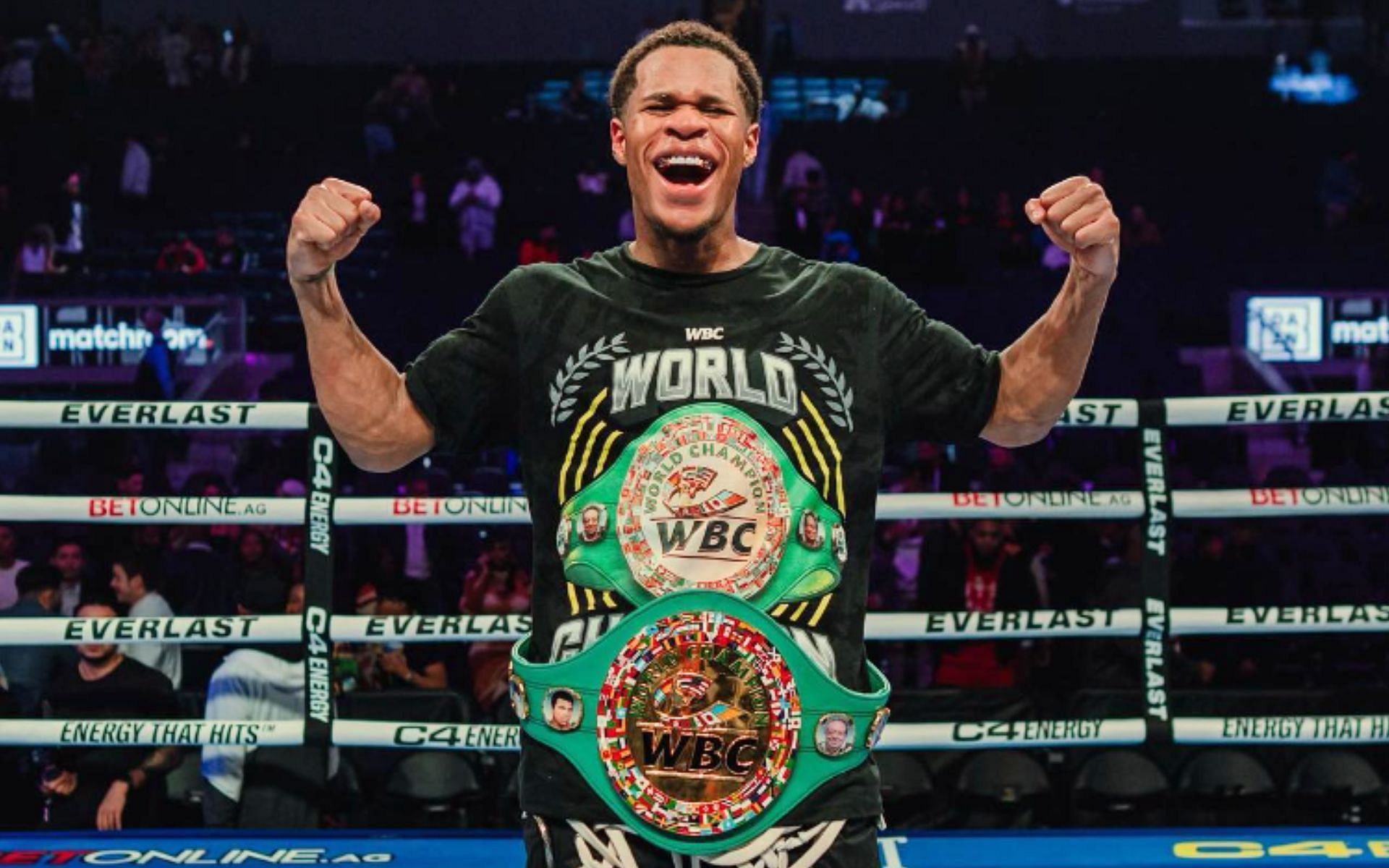 WBC super lightweight champ Devin Haney (pictured) isn