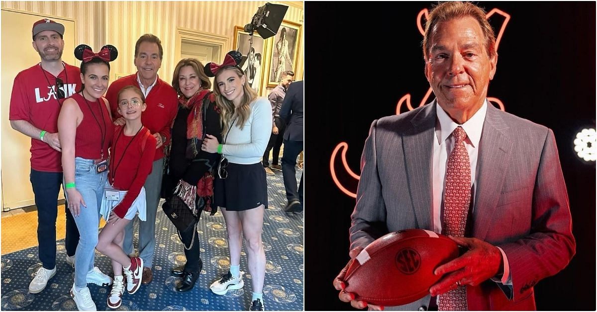 Nick Saban and his family enjoy vacations at Disneyland