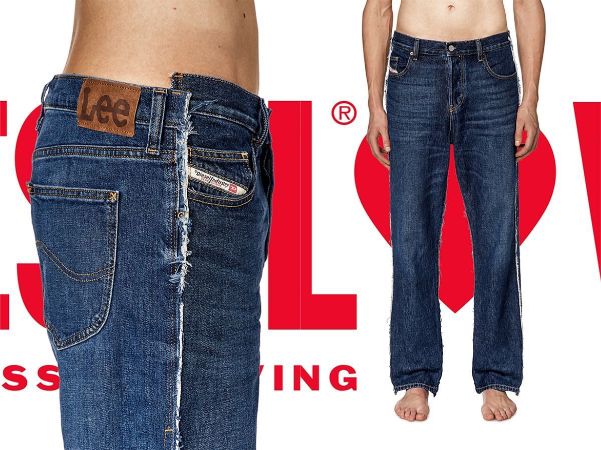 Diesel and Lee Upcycled Denim Collaboration (Image via Diesel)