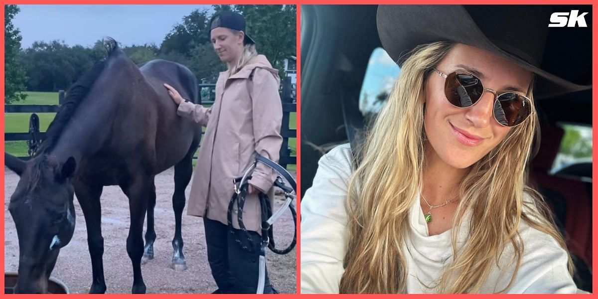 Victoria Azarenka shares precious bond with her horsh