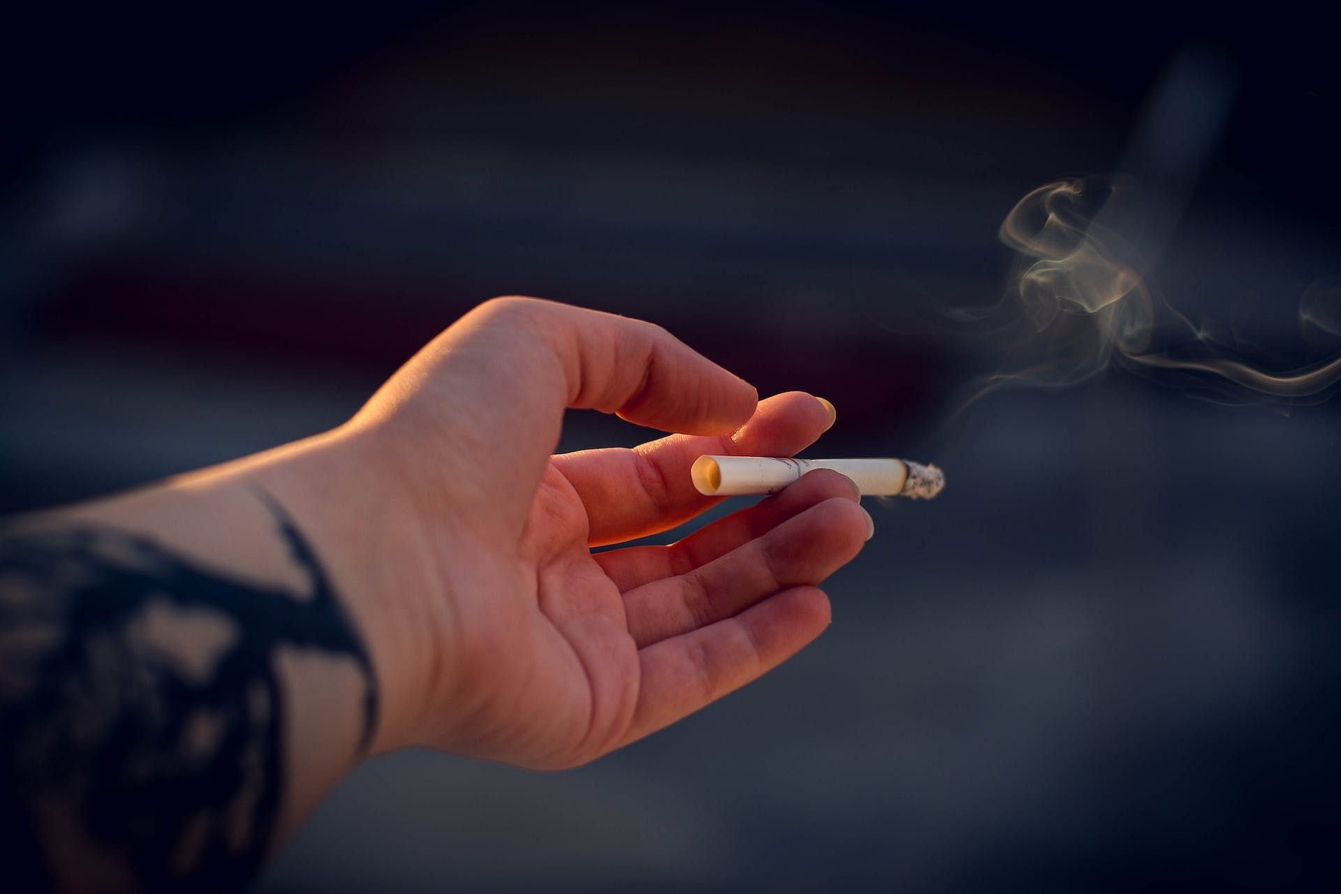 Smoking damages blood vessels. (Image via Pexels/Irina Iriser)