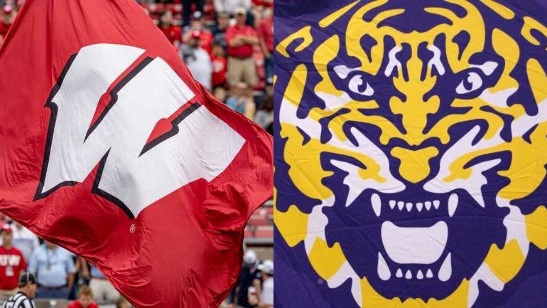 The Wisconsin Badgers will face the LSU Tigers in the ReliaQuest Bowl. (Image credit: Getty Images)