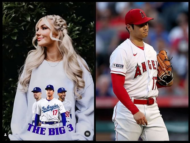 Freddie Freeman's wife Chelsea shares touching throwback photo of Shohei Ohtani and son Charlie in Dodgers gear