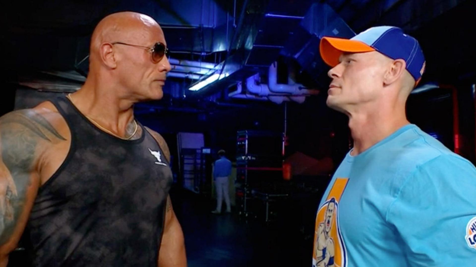 The Rock and John Cena on Friday Night SmackDown!