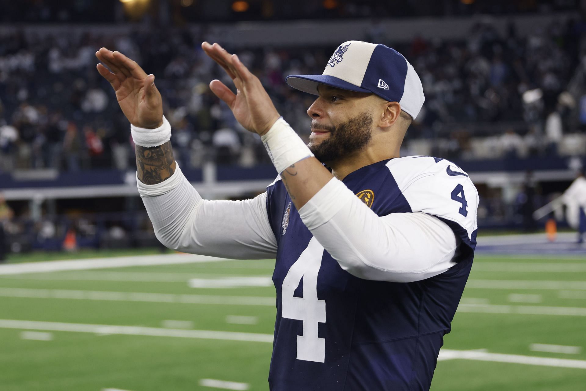 Dak Prescott will start for the Dallas Cowboys in Week 17 of the 2023 NFL season