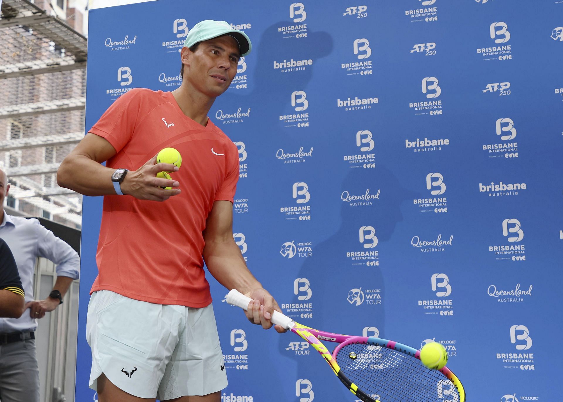 Rafael Nadal will be in action in doubles as well at the Brisbane International