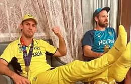 "No disrespect meant in that photo at all" - Mitchell Marsh defends his viral 'feet on World Cup Trophy' photo