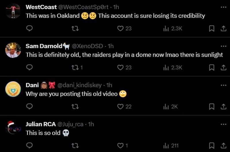 Some football fans claim the Travis Kelce mooning video is from a 2018 Chiefs-Raiders game.