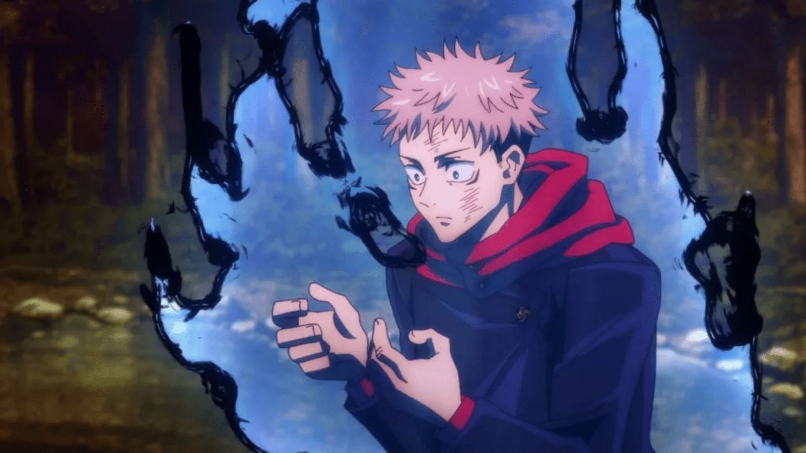 Yuji Itadori as seen in Jujutsu Kaisen season 1(image via MAPPA)