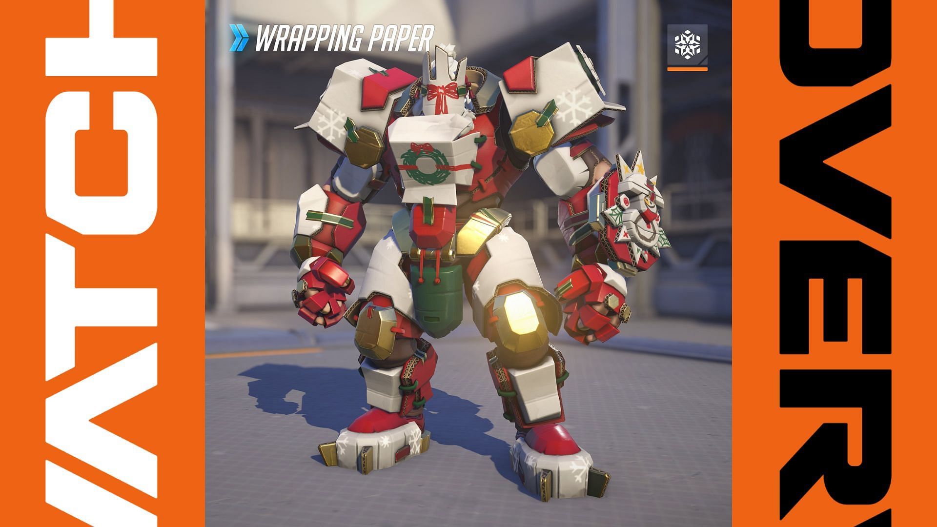 Wrapping Paper Reinhardt (Image via Blizzard Entertainment)