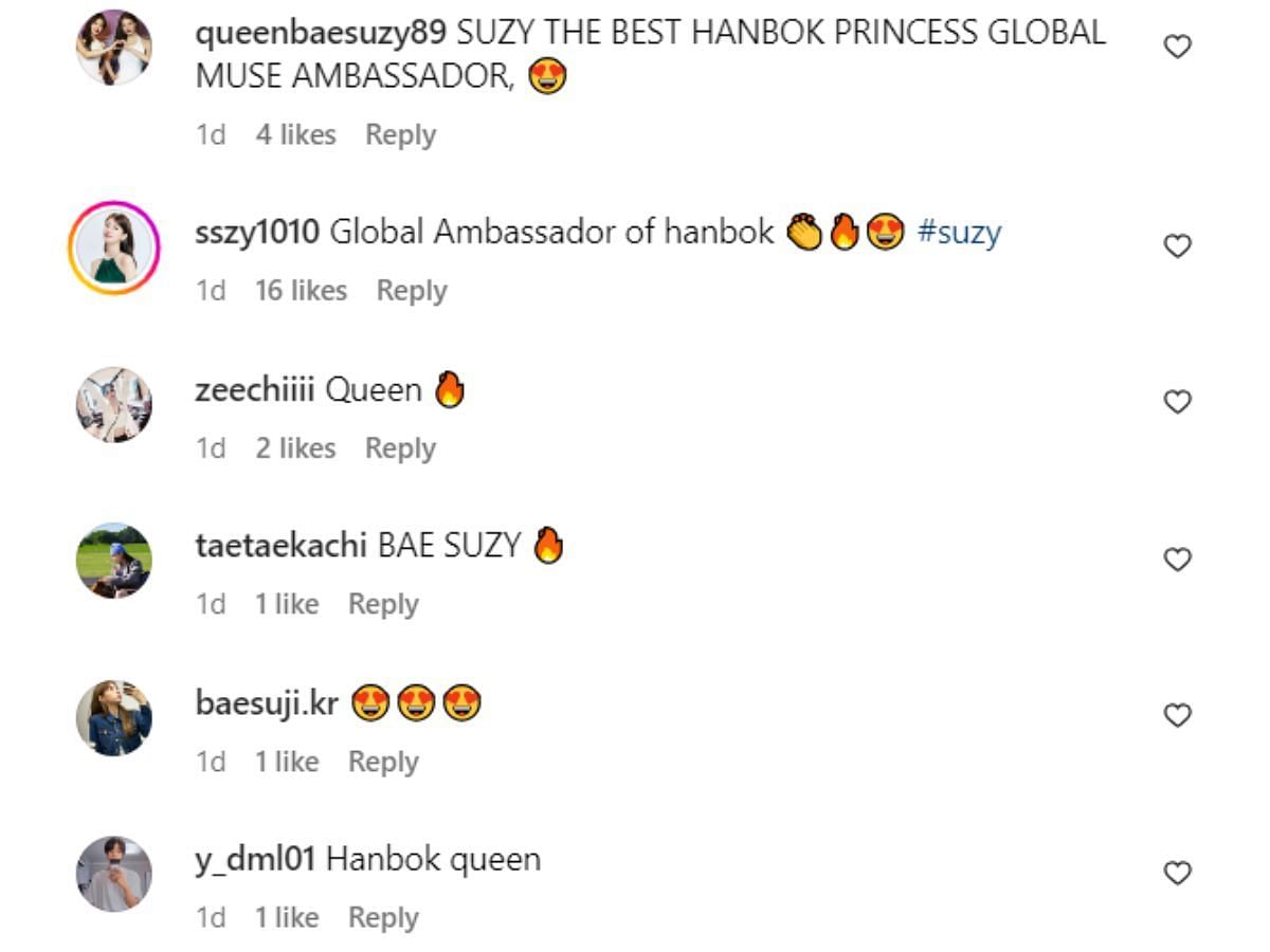 Fan comments (Image via Instagram/@ellekorea)