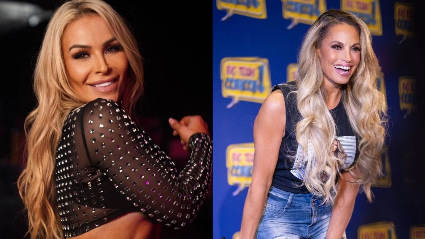 Natalya (Left) and Trish Stratus(Right)