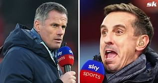 Gary Neville and Jamie Carragher disagree over VAR's penalty verdict in Liverpool vs Arsenal