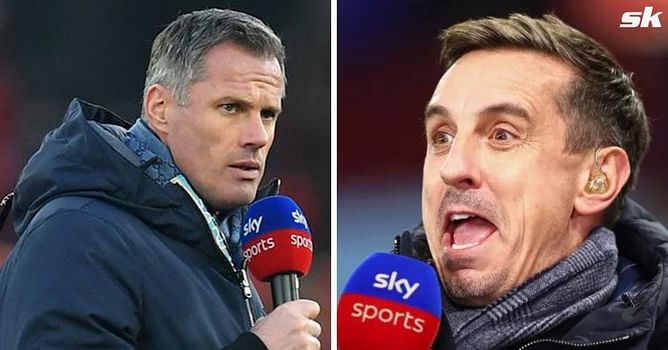 Gary Neville and Jamie Carragher disagree over VAR's penalty verdict in Liverpool vs Arsenal