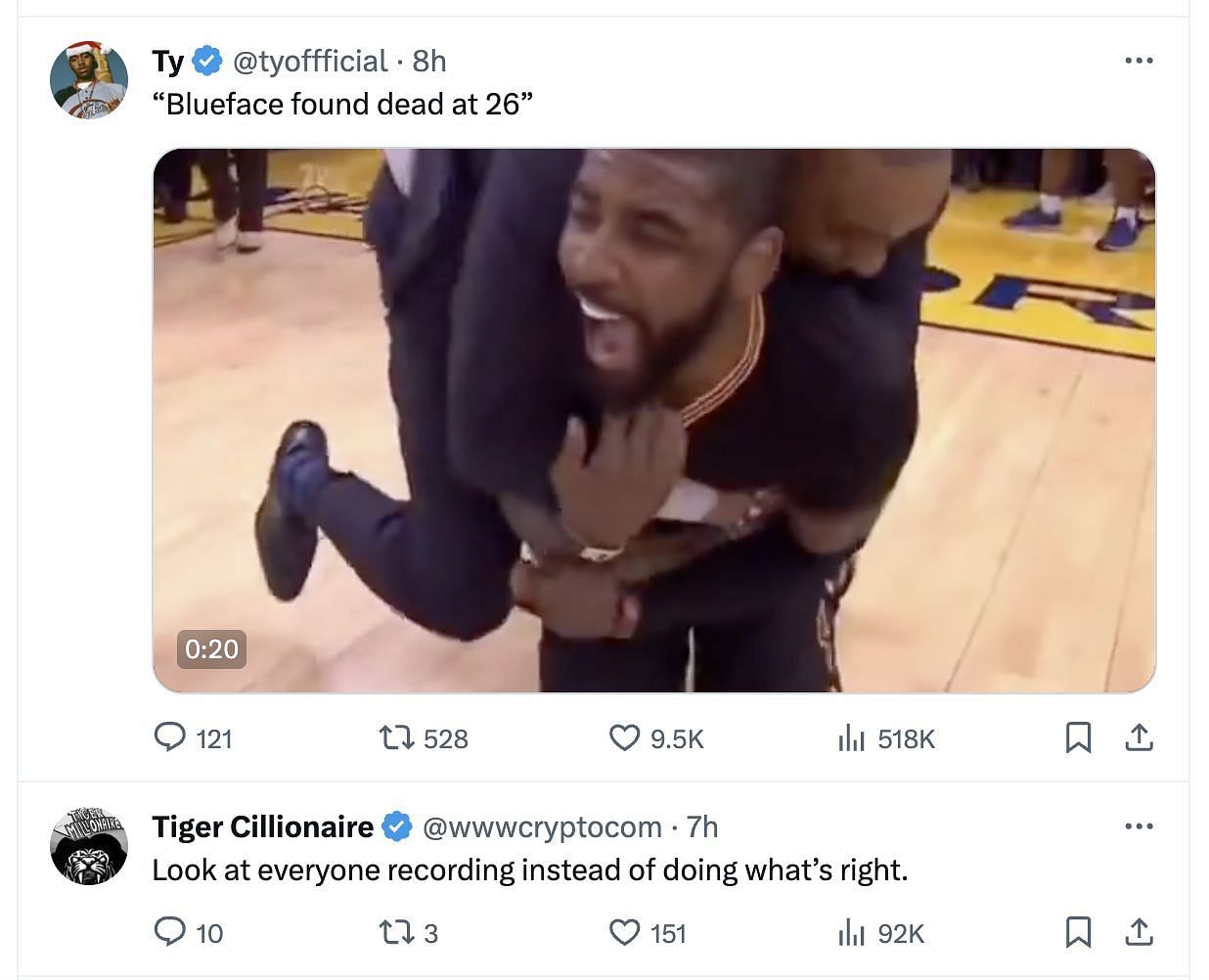 Social media users slam the rapper for pushing the woman during an event (Image via Twitter)