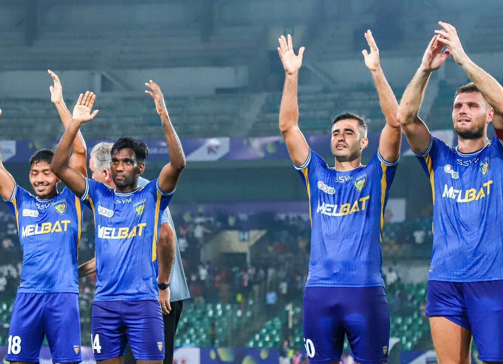 Chennaiyin FC will be hoping to extend their winning run away from home.