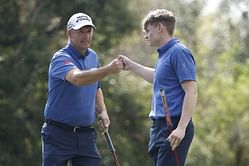 “It’s the love that should be first” - Padraig Harrington imparts parenting advice while playing alongside son Ciaran