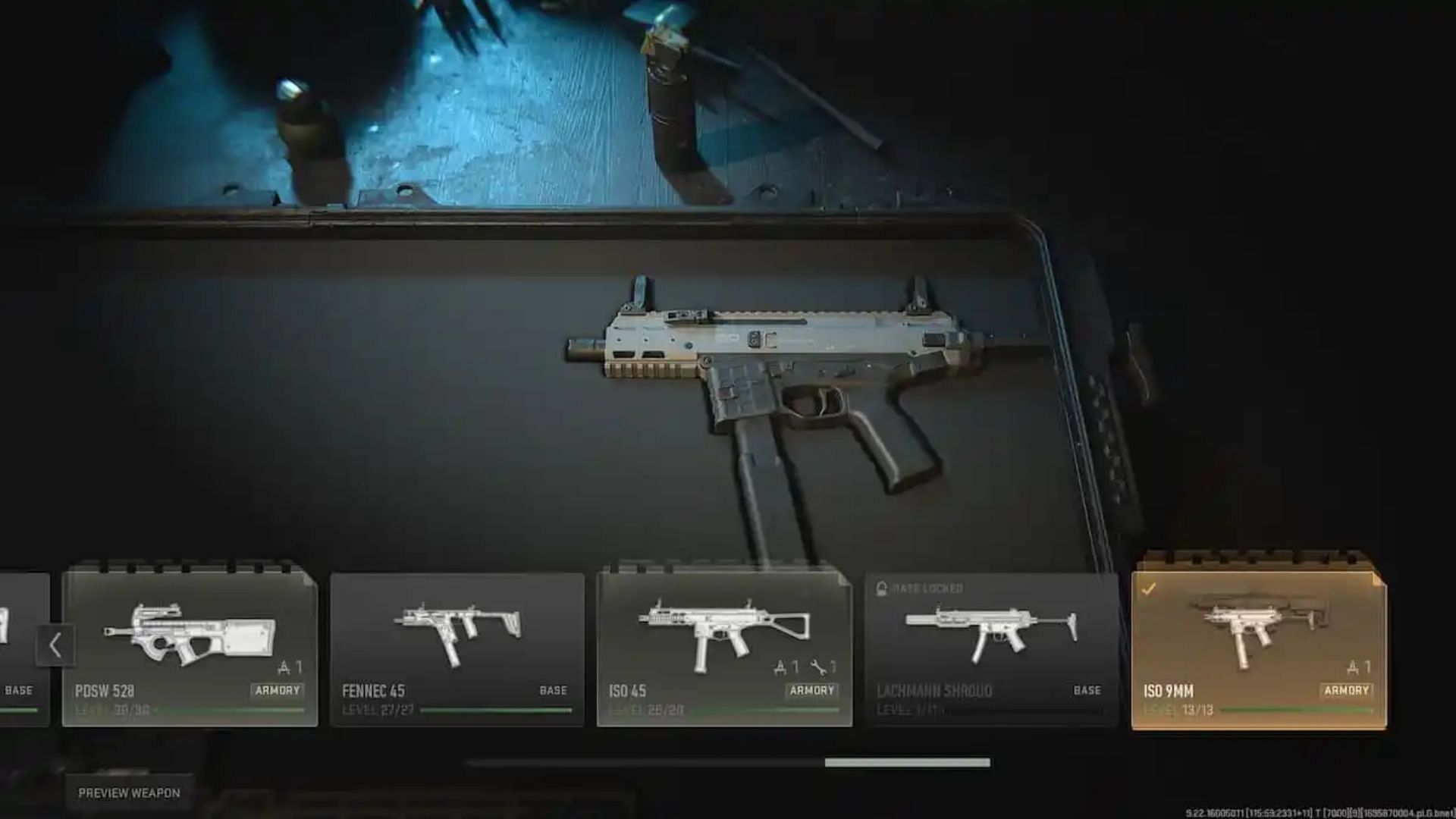 ISO 9mm in WZ (Image via Activision)