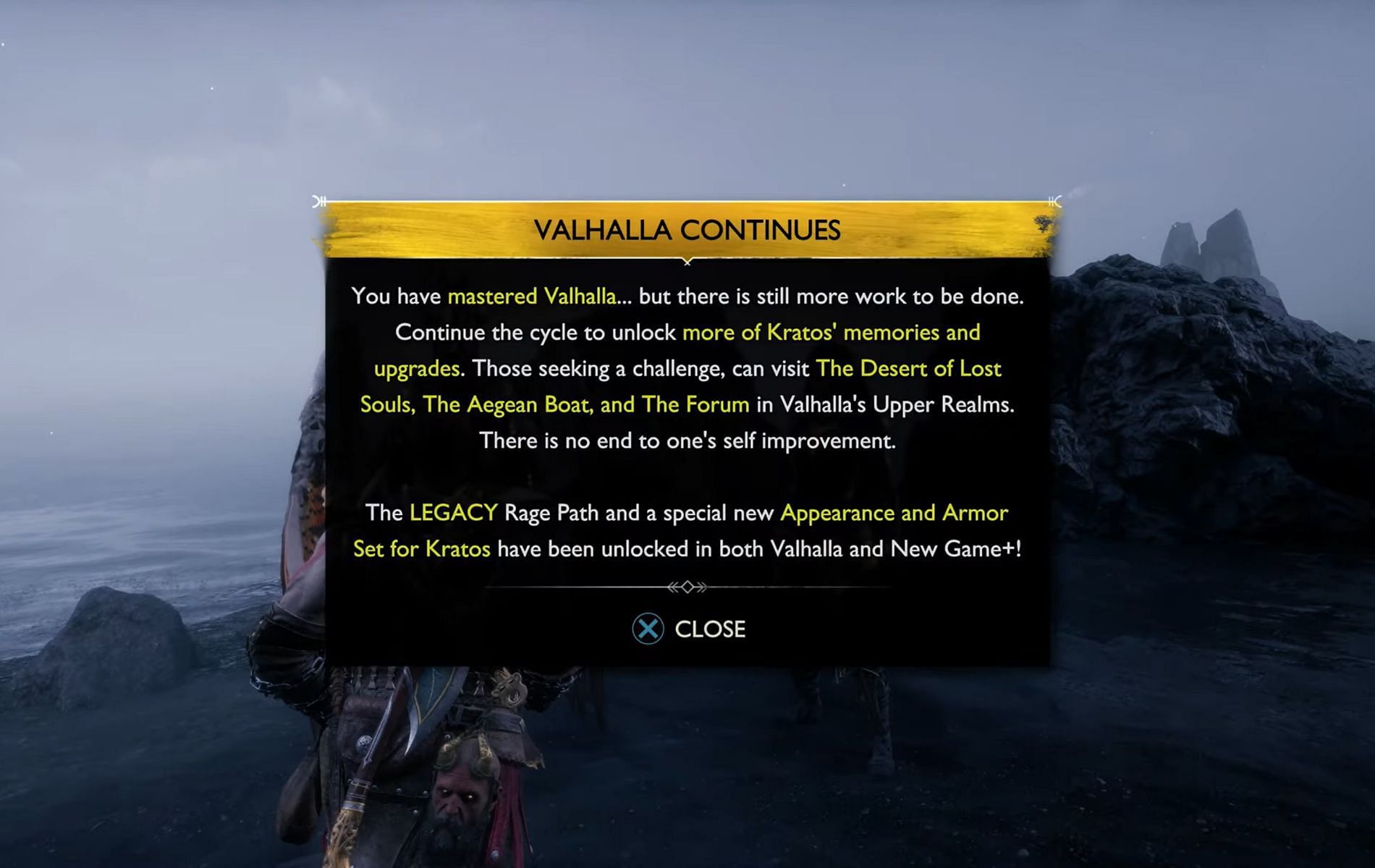 How to Unlock Classic Kratos Appearance in God of War Ragnarok Valhalla