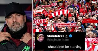 "Are you taking the piss", "He's needed on Sunday" - Liverpool fans surprised by 24-year-old star's inclusion in XI to face Union Saint-Gilloise
