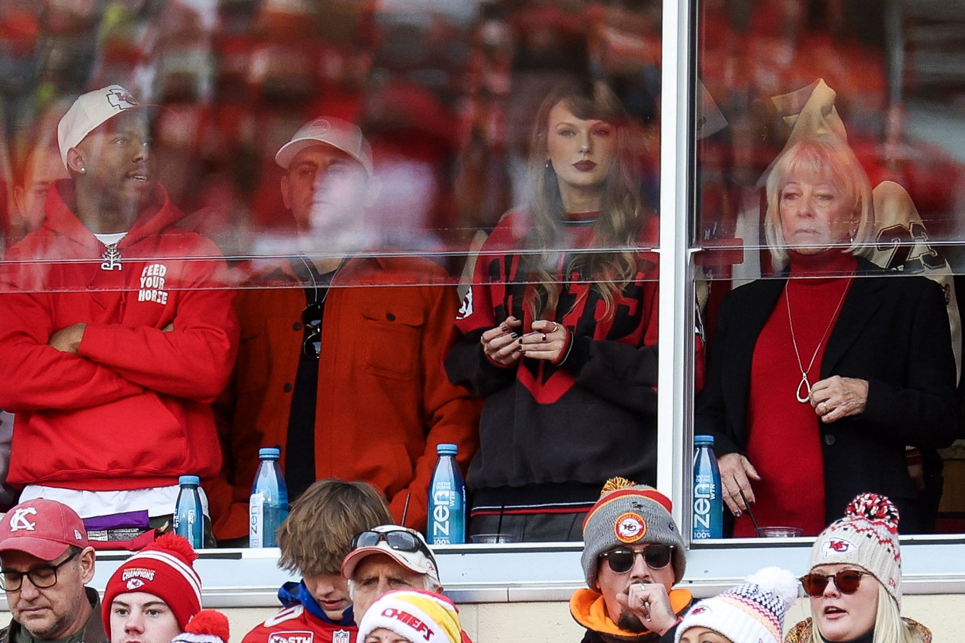 Taylor Swift at the Buffalo Bills v Kansas City Chiefs game