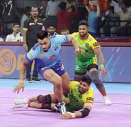 Maninder Singh in action (Credits:PKL)