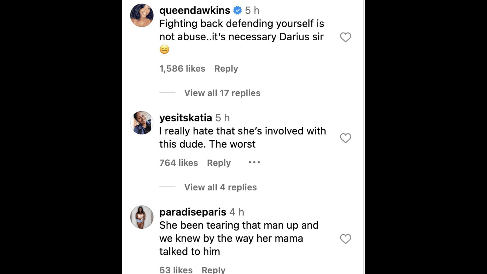 Social media users share opinions as Darius claimed that Keke abused him during their relationship(Image via Instagram)