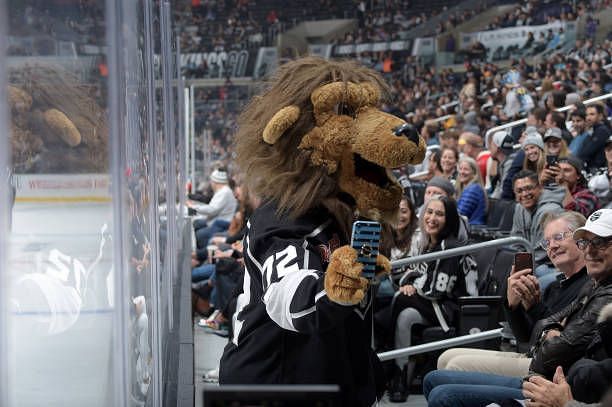 Los Angeles Kings Mascot Bailey