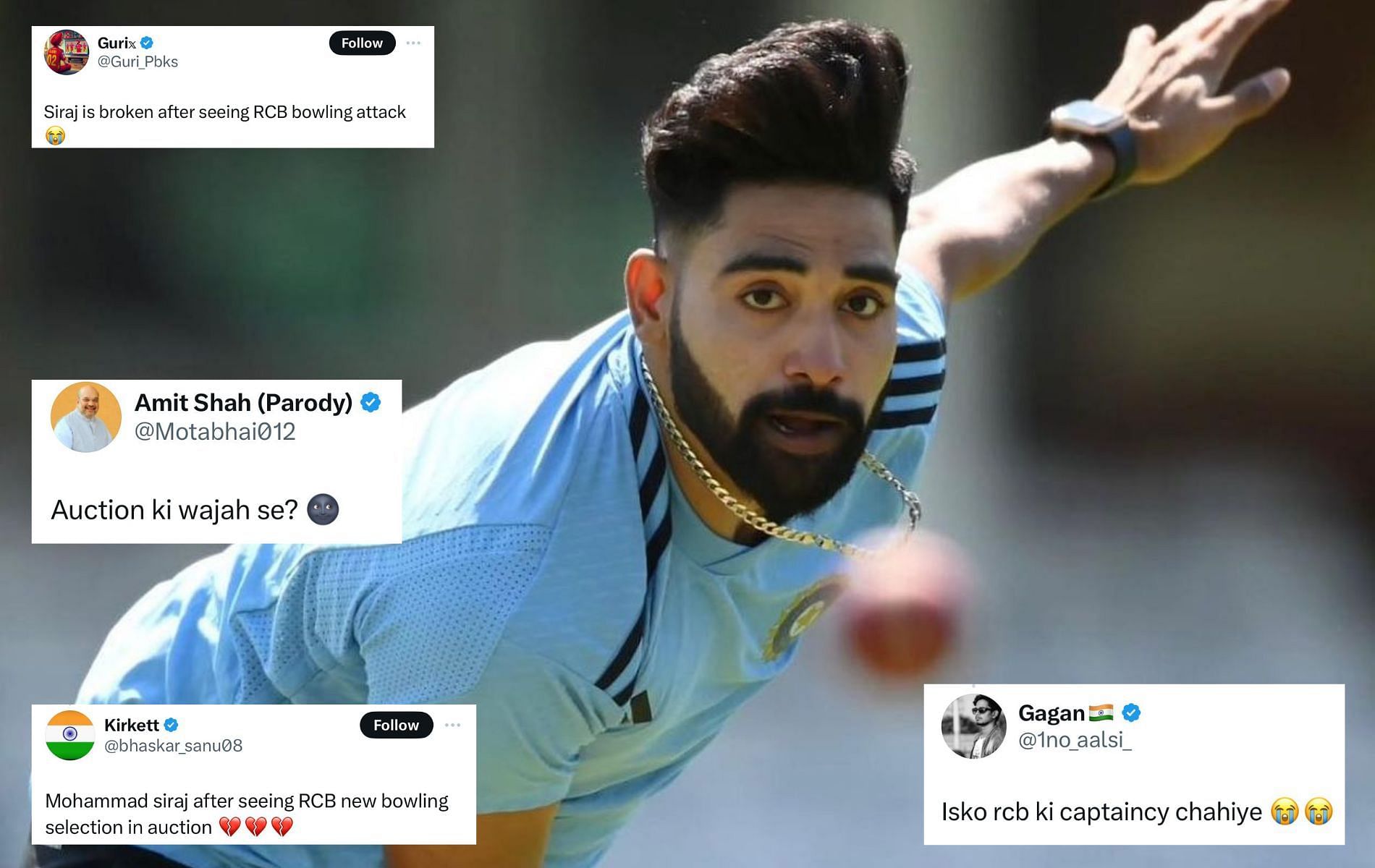 Mohammed Siraj is part of India