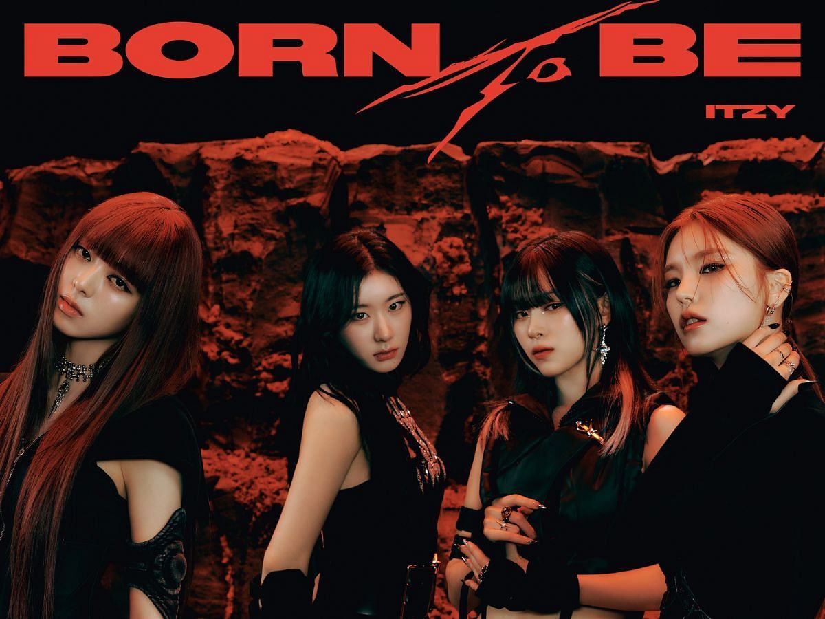 Itzy&rsquo;s look for the &lsquo;Born to be&rsquo; concept film (Image via @itzy.all.in.us/Instagram)