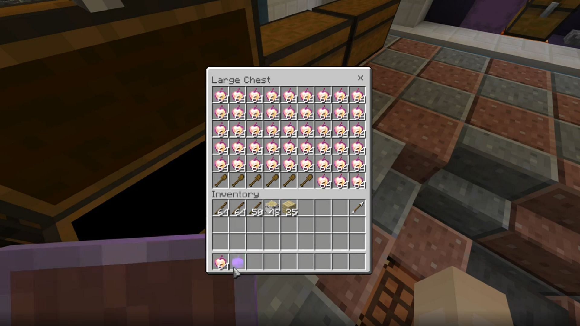 One Minecraft fan recently discovered a new means to duplicate items in Bedrock Edition (Image via Dank_Lard/Reddit)