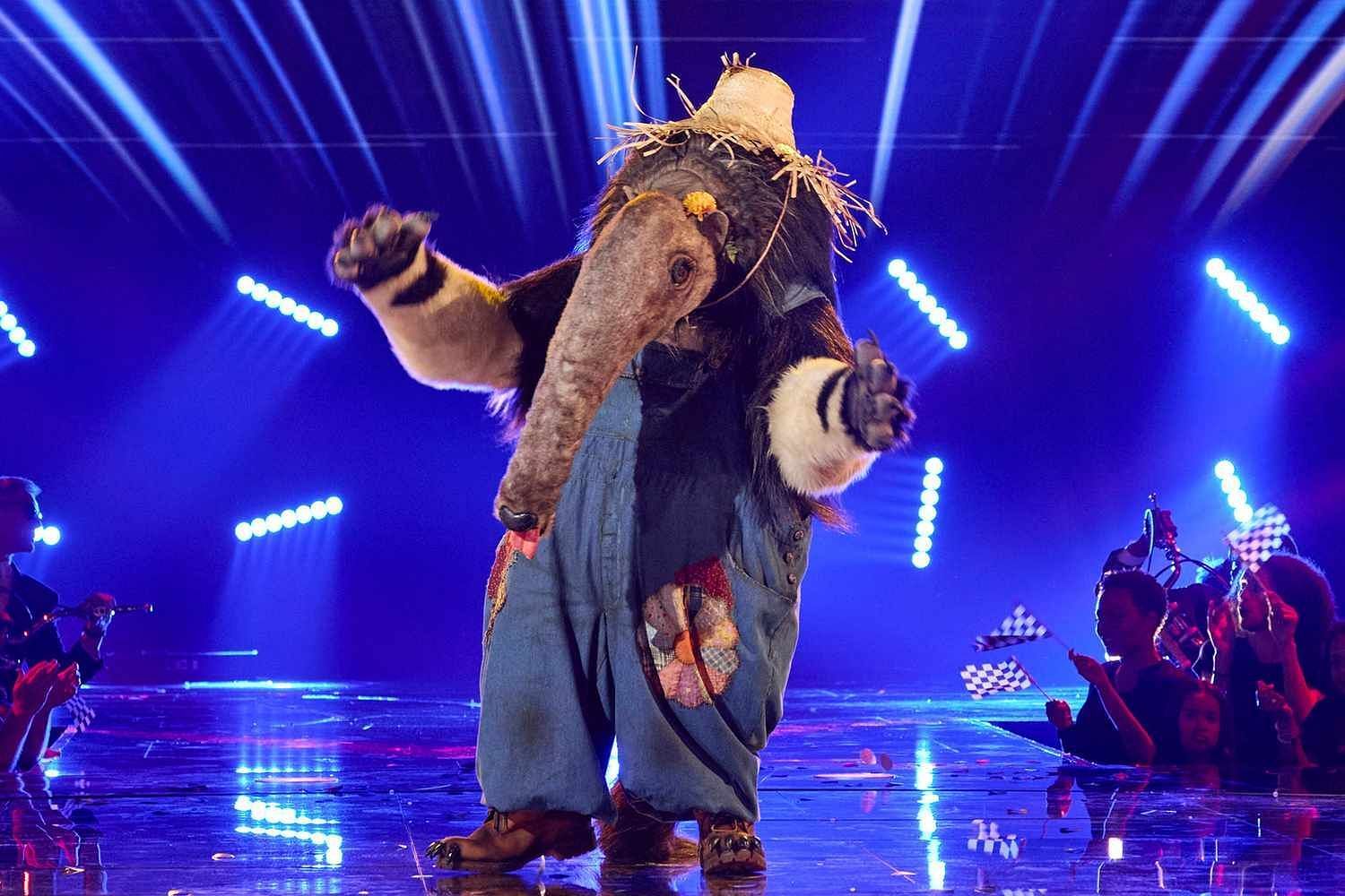 John Oates was revealed as the Anteater on The Masked Singer. (Image via Fox)