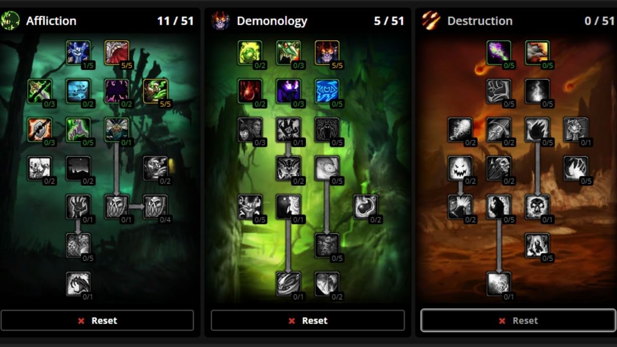 WoW Classic Season of Discovery Best Rune and Talents for Warlocks