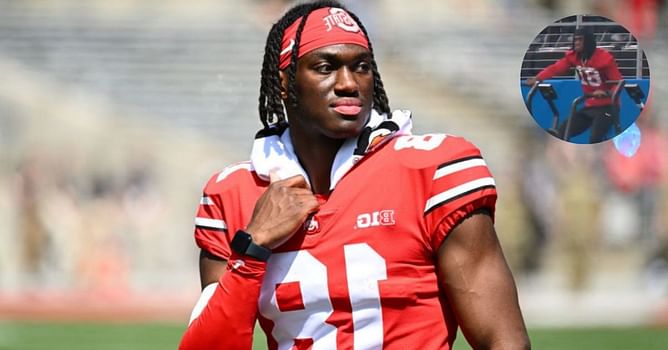 WATCH: $1.4M NIL-valued Marvin Harrison Jr.'s practice video hints at college football farewell after Cotton Bowl