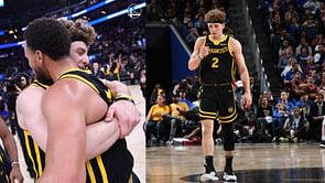 "See you friday, dub nation!" Brandin Podziemski hypes comeback as Steph Curry saves the day