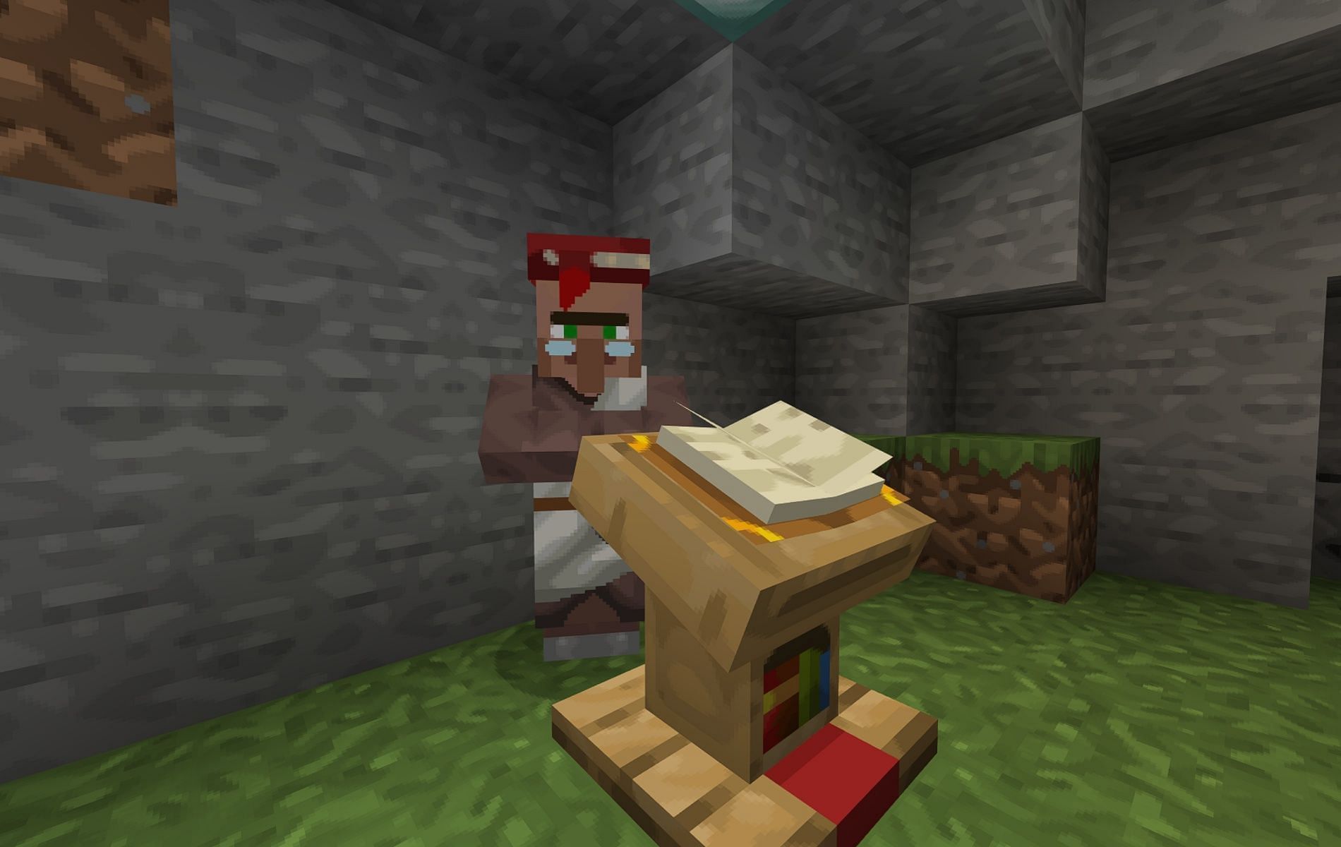 Changing villager job (Image via Mojang)