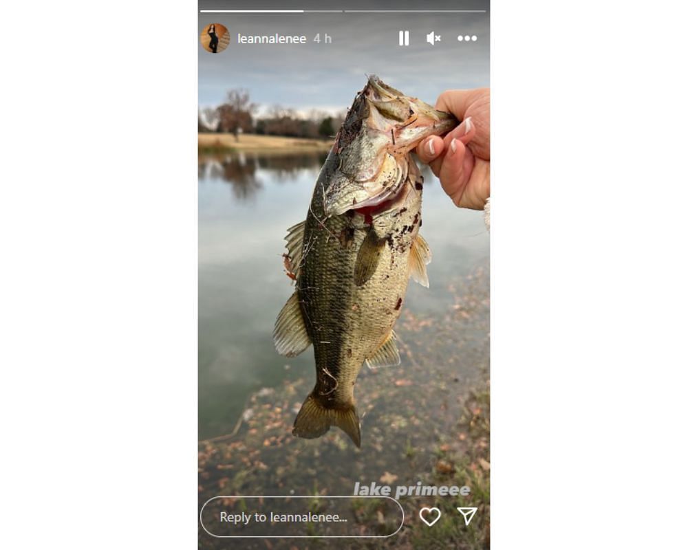 Travis Hunter Caught A Beauty Largemouth Bass On Deion Sanders