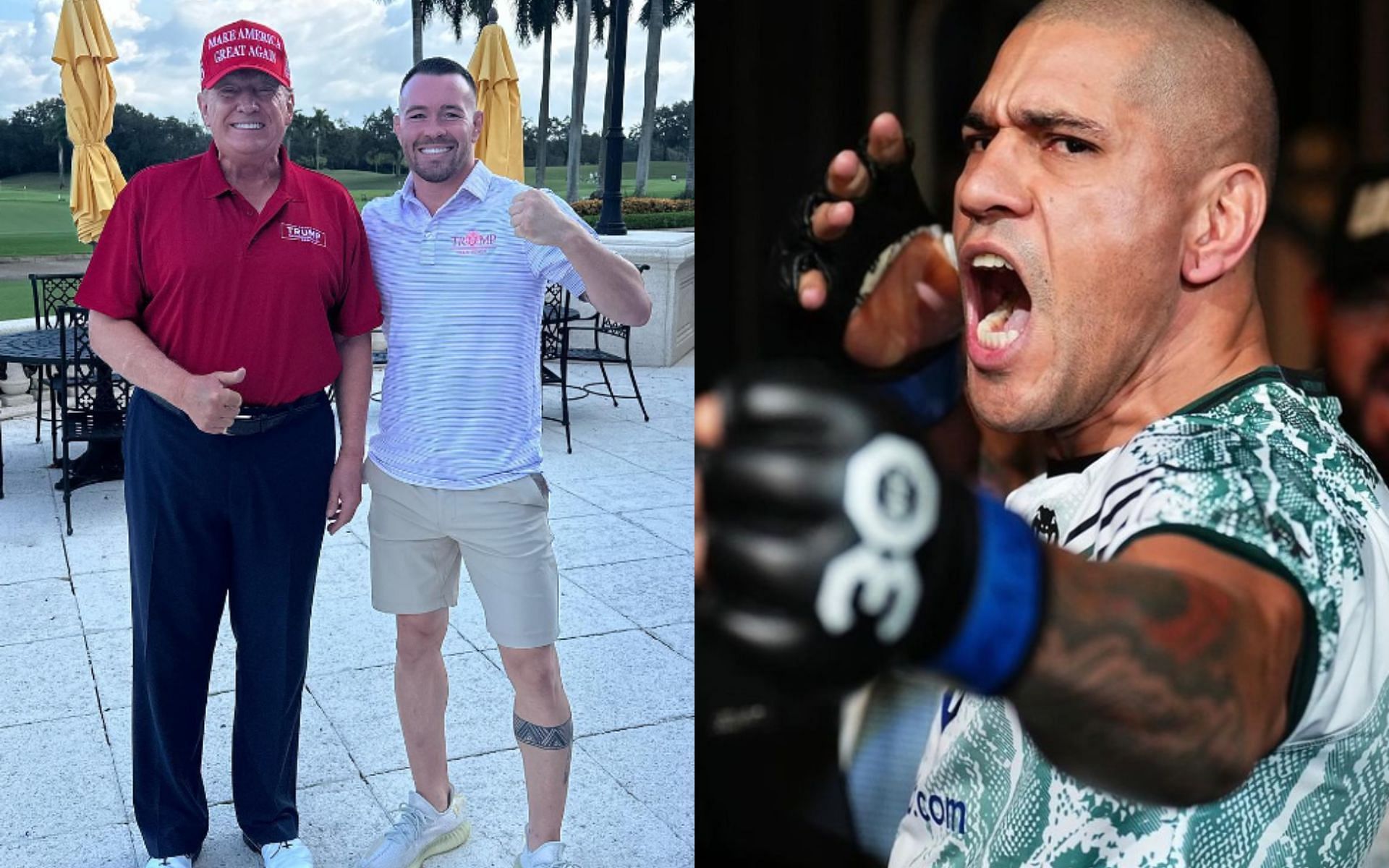 Colby Covington, Donald Trump, Alex Pereira