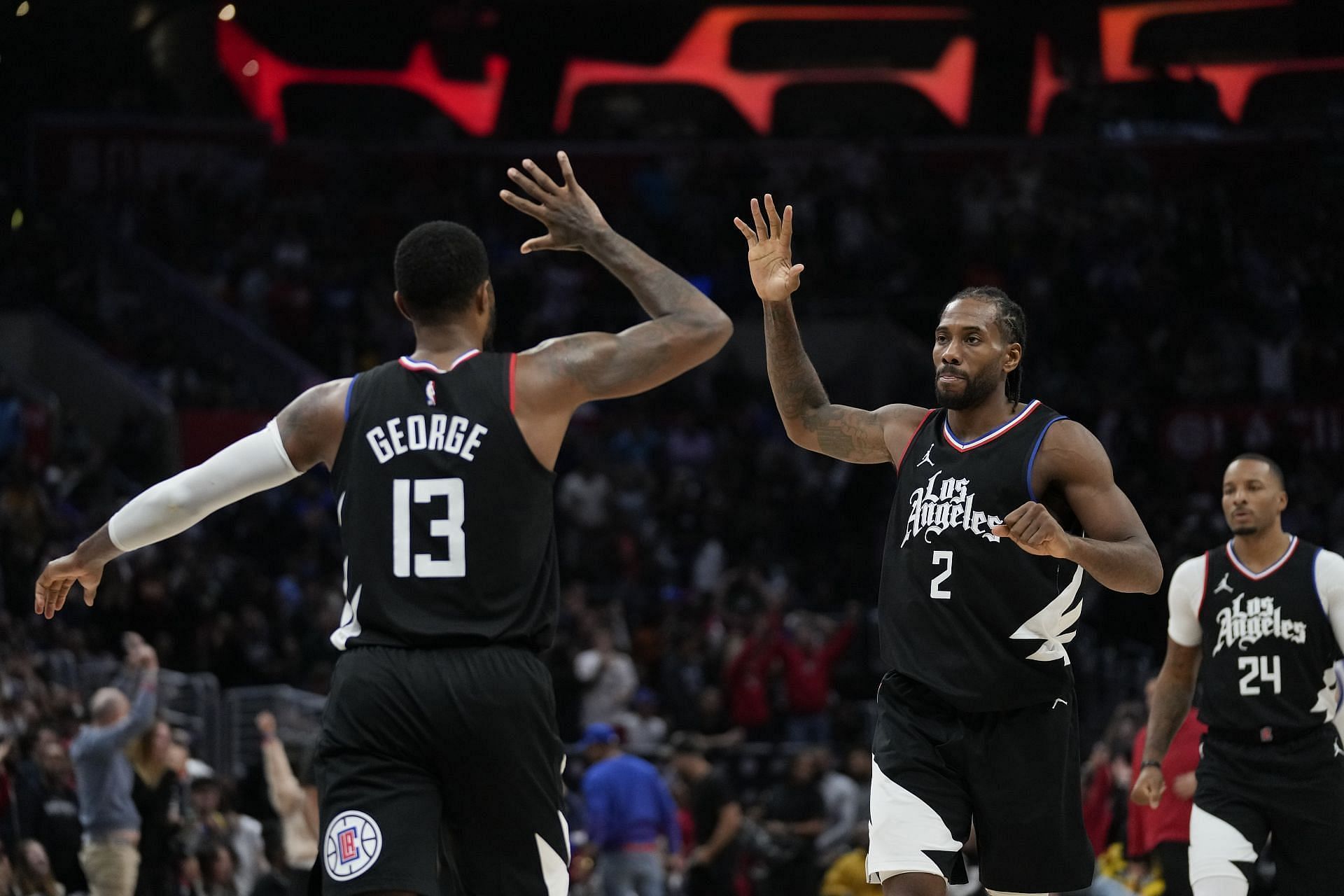 Kawhi Leonard and Paul George have not missed a single game this season for the LA Clippers.