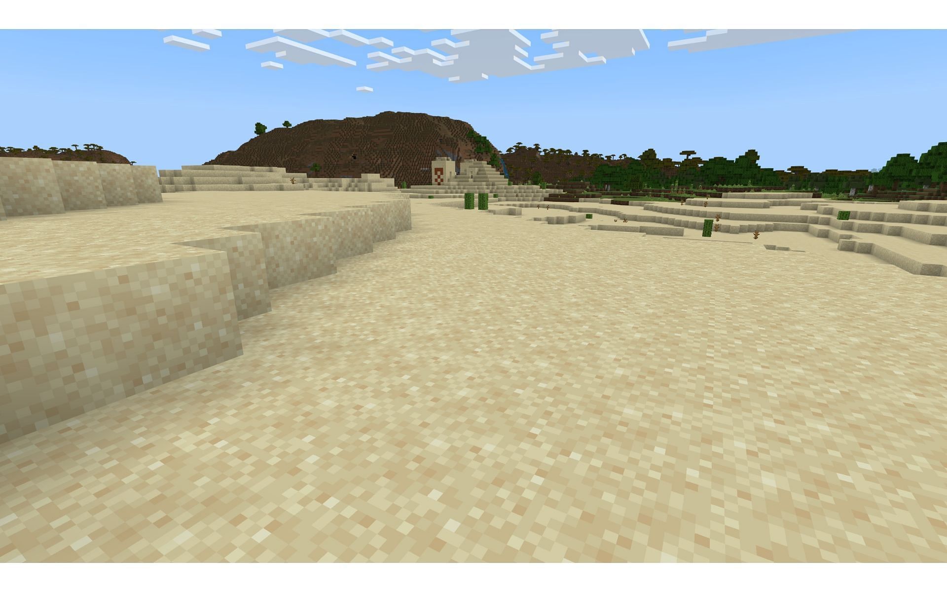 Beware of the skeletons in this dangerous seed (Image via Mojang)