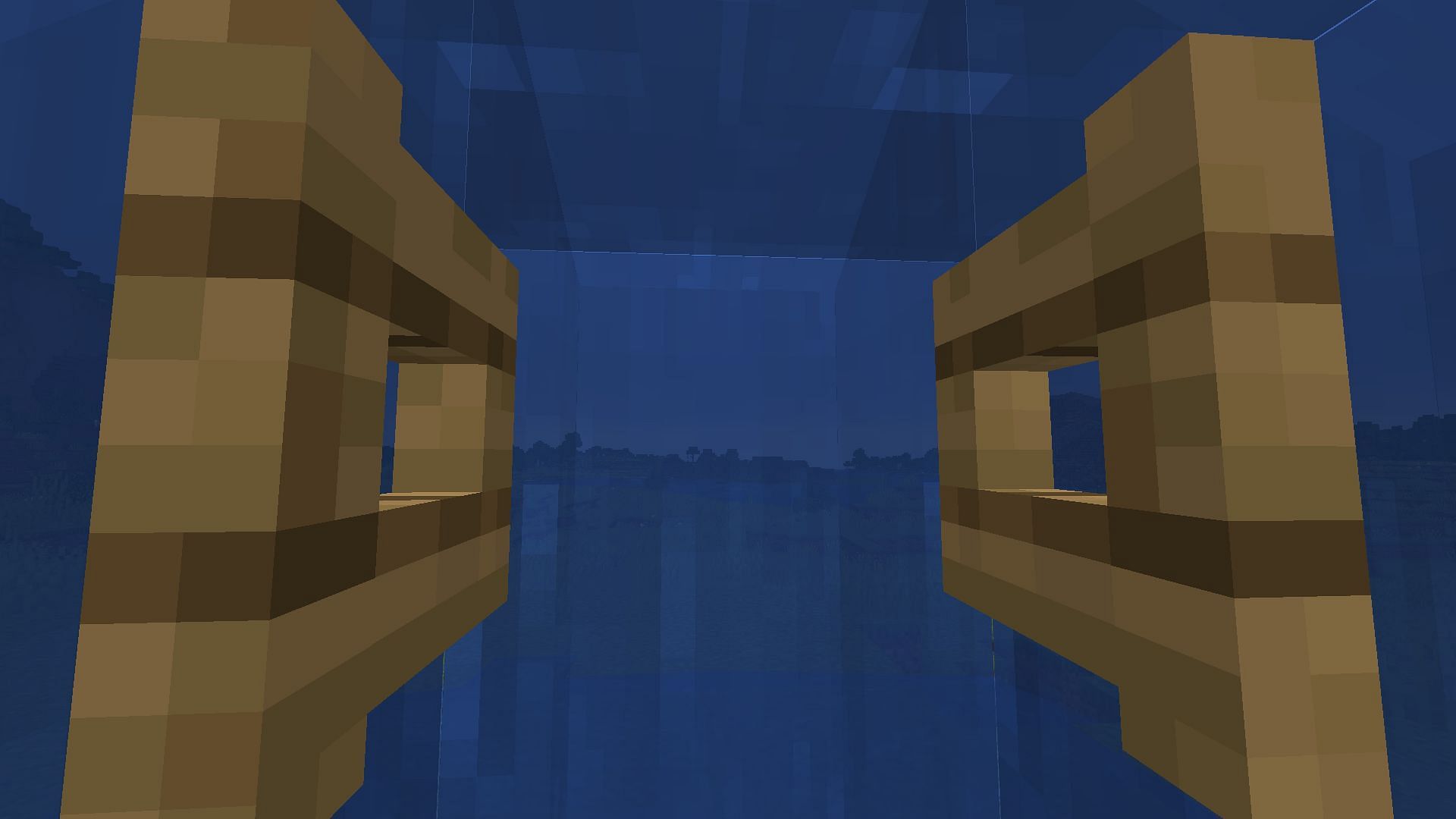 Fence gates can be useful when creating water-based farms in Minecraft (Image via Mojang)