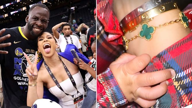 Draymond Green’s wife Hazel Renee flaunts dazzling $163,000 Van Cleef & Arpels bracelet on Instagram