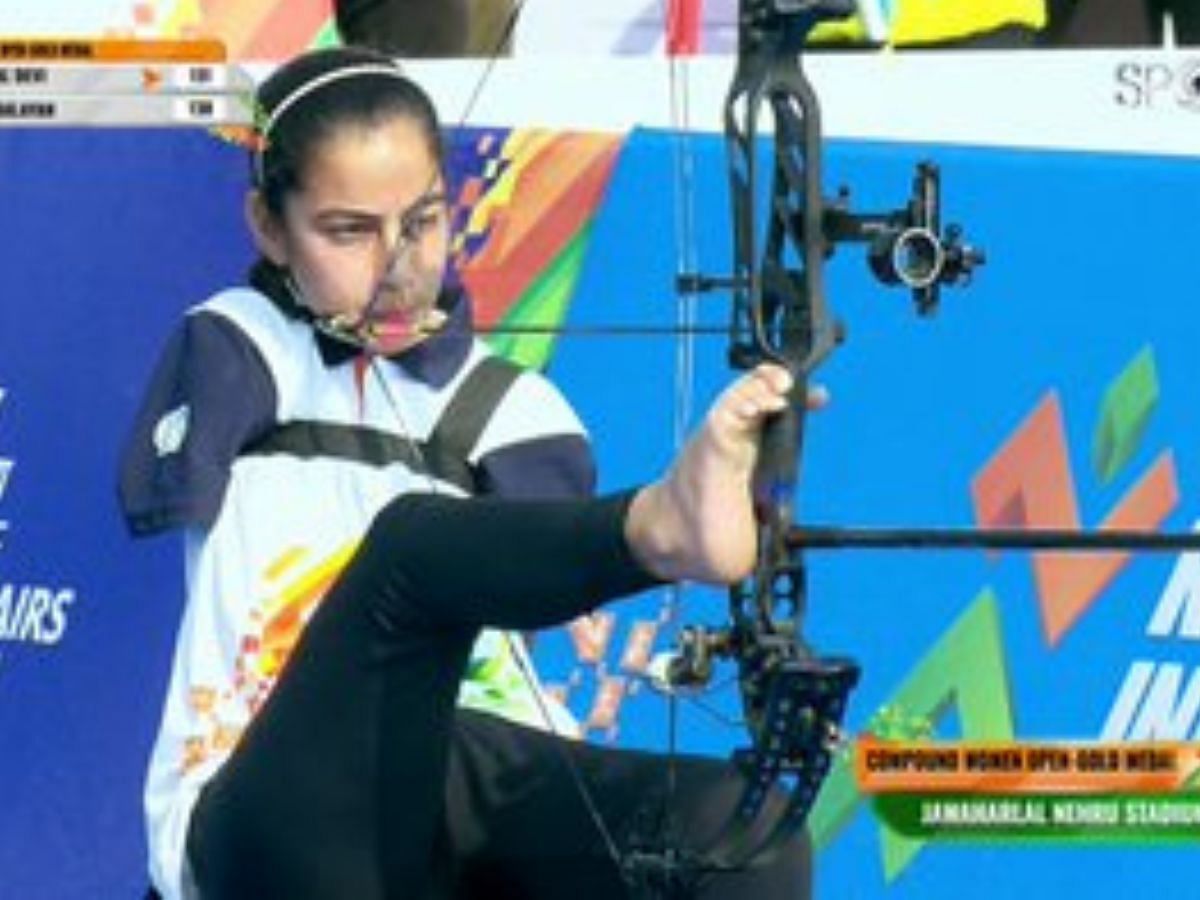 Armless para archer Sheetal Devi ends 2023 with a gold medal in Khelo ...