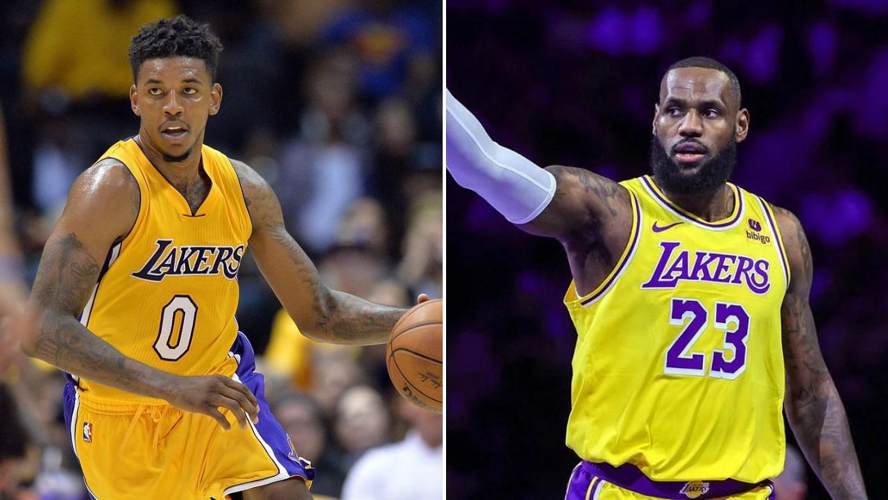 Nick Young reacted to LeBron James breaking his Lakers record