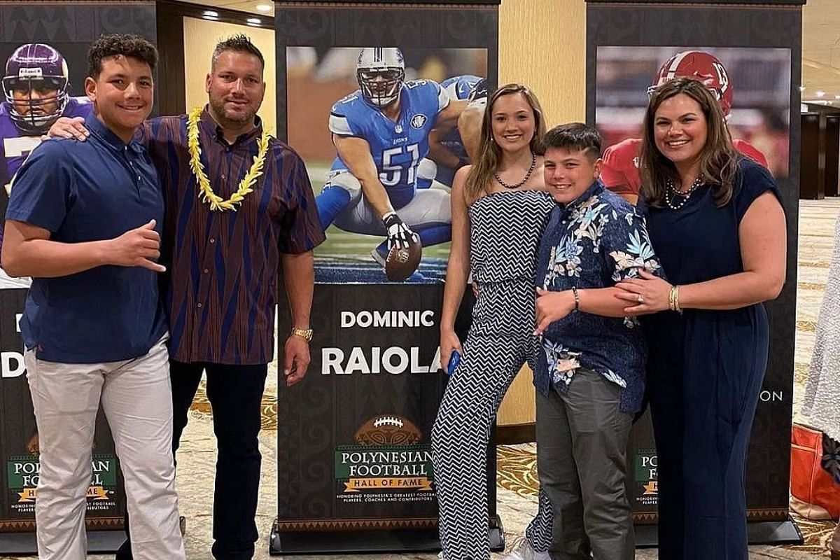 Who is Dominic Raiola's wife, Yvonne? Know more about former Lions ...