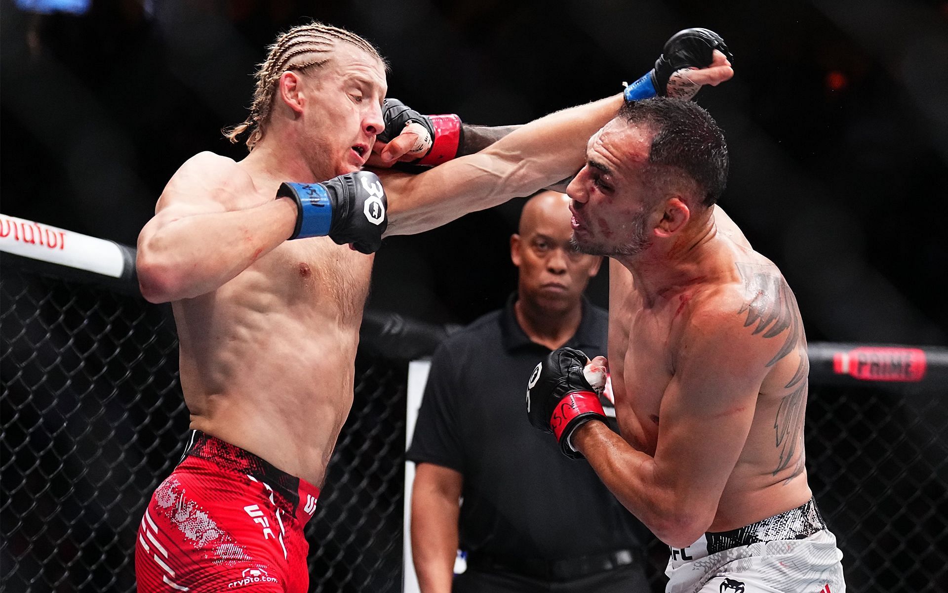 Tony Ferguson (right) issues statement after losing to Paddy Pimblett (left) (Image Courtesy: @UFC X)