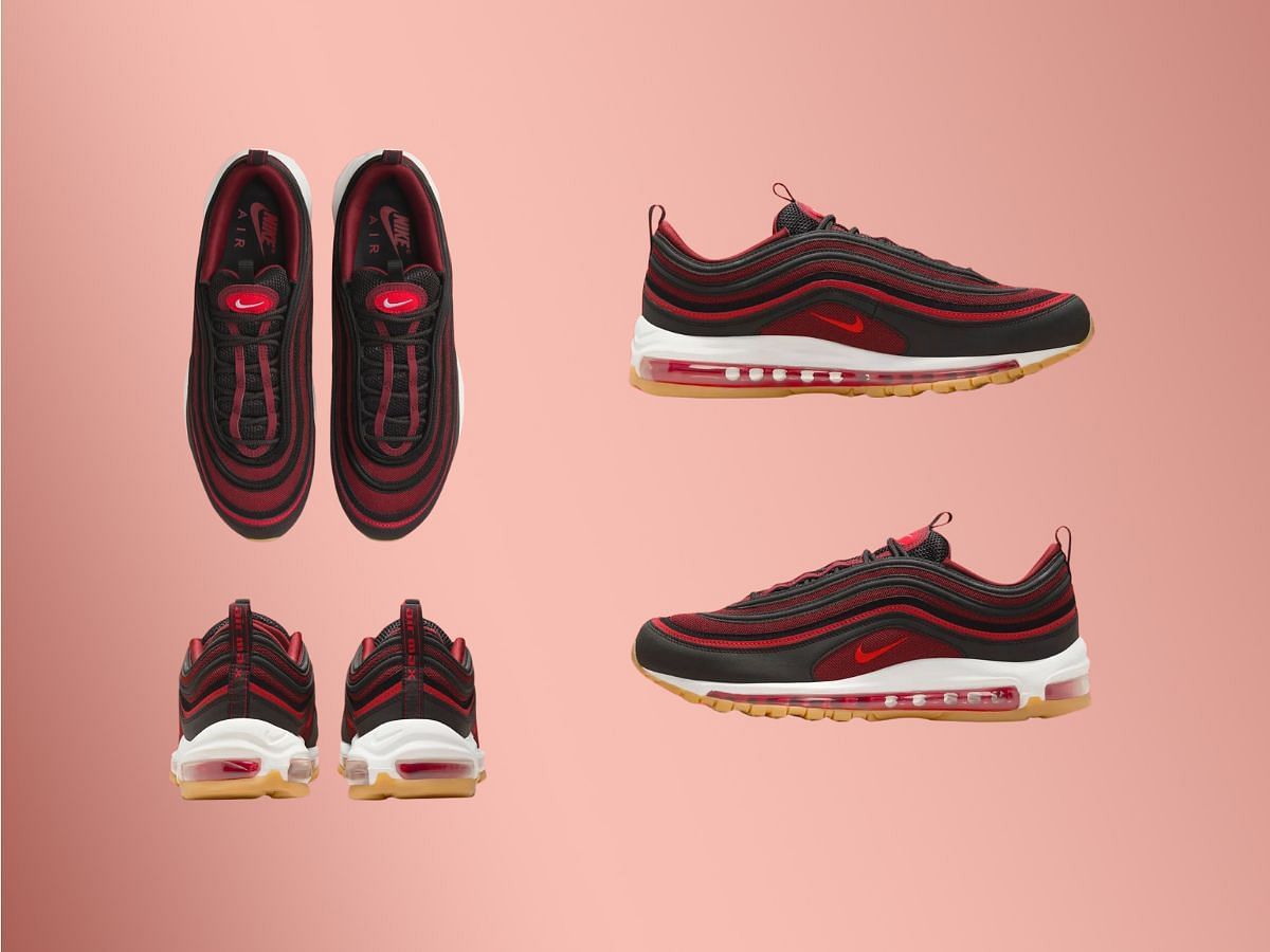 Nike air max shop 97 black/white/blue fury/university red